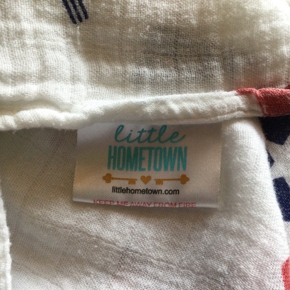 Little Hometown Don’t Mess With Texas Boy Receiving Blanket Wrap - Picture 5 of 5